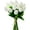White, variant on 20pcs Cream Artificial Tulip Silk Fake Flowers 13.5" for New Year Spring Mother's Day Easter Gifts in Bulk Home Kitchen Wedding Decorations