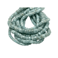 thumbnail image 1 of Aquamarine Natural Gemstone Heishi Disc Tyre Shape Beads Strands Size 6-8mm AAA Quality Real Gemstone Beads for Jewelry Making, 1 of 1