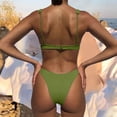 thumbnail image 5 of XIYON Bikini Sets For Women Two Piece Swimsuit Solid Color Bikini Bathing Suit 2026 Summer Beach Vacation Bathing Suits, 5 of 5