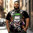 thumbnail image 2 of Men T Shirt for Big & Tall Man Graphic Short Sleeve Plus Size Oversized Tee Tshirts 7XLT 3DTS10004, 2 of 8