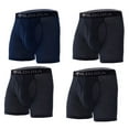 thumbnail image 4 of 100% Merino Wool Boxer Briefs Men Merino Wool Underwear Base Layer Merino Boxer Brief Underpants Soft Moisture Breathable Comfy 2 Pack -Gray XL, 4 of 6