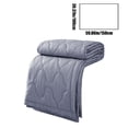 thumbnail image 3 of Qocolhg Solid Color Summer Quilt Bedding Modern Air Conditioner Quilt for Kids, Cotton Breathable Comforter Print Floral Quilts Bedspread, Cooling Blankets for Hot Sleepers, 39x59 inch, Gray, 3 of 6