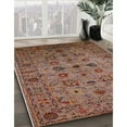 thumbnail image 2 of Ahgly Company Indoor Rectangle Mid-Century Modern Saffron Red Oriental Area Rugs, 5' x 7', 2 of 6