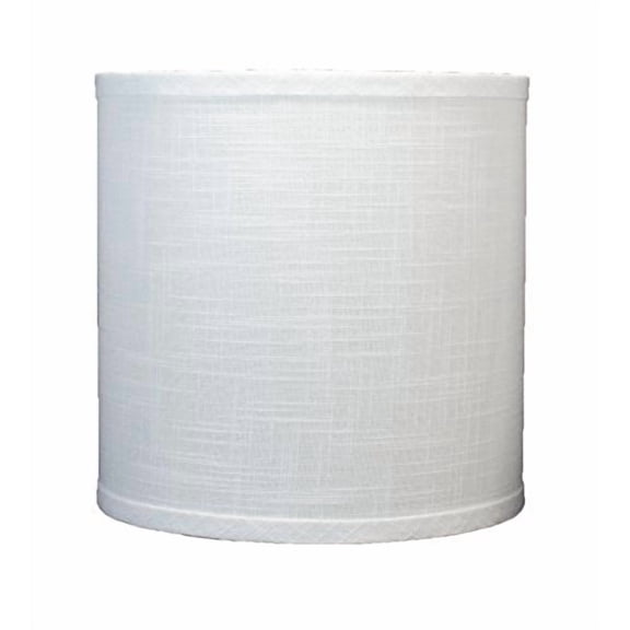 Urbanest Linen Drum Lamp Shade, 10-Inch, Off White Spider