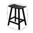 thumbnail image 6 of GARDEN 24" Inches Adirondack Plastic Outdoor Bar Stools for Patio, Dark Green, 6 of 6