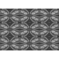 thumbnail image 1 of Ahgly Company Indoor Rectangle Patterned Gunmetal Gray Area Rugs, 6' x 9', 1 of 6
