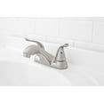 Mainstays 4inch Centerset Dual Handle Bathroom Sink Faucet, Satin