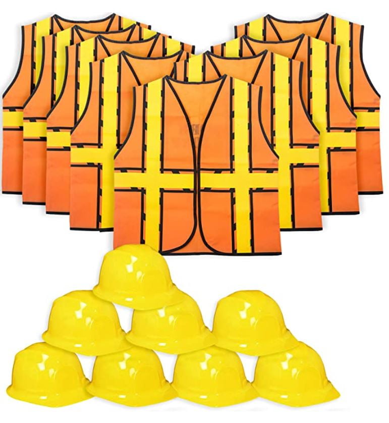 Kids Construction Vest 16” W x 18” H Darice Crafts AC 