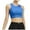 Blue, variant on ABATAB Womens Workout Crop Tank Tops Sleeveles Color Block Crewneck Tee Yoga Athletic Running Casual Shirt