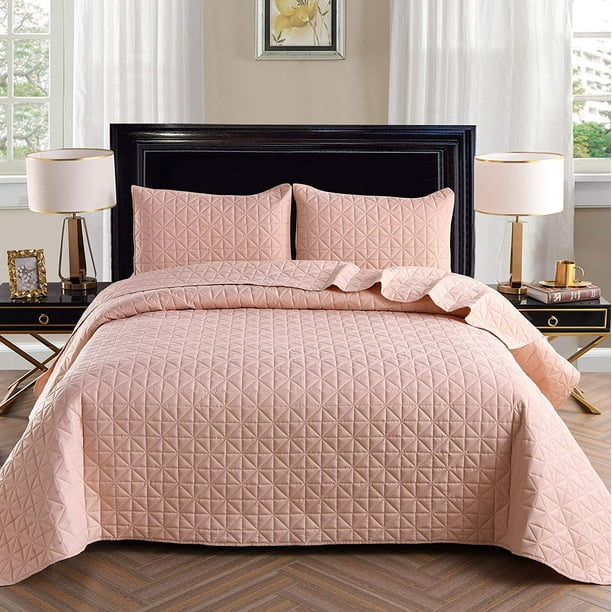 Blush pink pillow shams discount