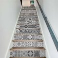 thumbnail image 4 of 13pcs 3D Ceramic Tile Vinyl Stair Riser Staircase Sticker Mural Decal Wall, 4 of 5