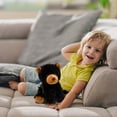 thumbnail image 4 of Peluche suave, adorable oso negro para niños, juguete adorable para niños y niñas, 4 of 7