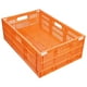 thumbnail image 1 of Cajas Colapsables Adaptables MechaBox28 3 Pzas 28kg 40x60x28cm Apilable y Colapsable Polietileno Color Naranja., 1 of 1