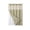 Yellow, variant on Ouuluon Waterproof Shower Curtain 72x36 inch Double Layer Waffle Weave Polyester Shower Partition Curtain with Large Ring Hooks