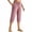 Pink, variant on cocolona Womens Summer Swim Beach Capri Pants Elastic Waist Drawstring Split Swimsuit Pants with Zipper Pocket