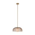 thumbnail image 7 of 1-Light Convertible Pendant or Semi-Flush in Natural Brass, 7 of 7