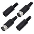 thumbnail image 1 of Conector DIN de 8 pines SHUKEFER macho + enchufe hembra, 1 of 7