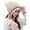 Pink, variant on DJN Women Knit Hat Scarf Combo for Women Winter New Style Pullover Outdoor Warm Ear Protection Set Pink One Size