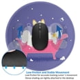 thumbnail image 4 of Disketp Dog Washes In A Pink Bath Small Mouse Pad 7.9x7.9 Inches,Washable Round Mousepad For Office Laptop Computer,Non-Slip Rubber Base Mouse Pads For Wireless Mouse, 4 of 8