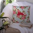 thumbnail image 3 of Caroline's Treasures BB1026-RS-BU-PW1414 Fish Marlin Shabby Chic Blue Roses Pillow Large Multicolor, 3 of 4
