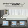 thumbnail image 3 of ViscoLogic 10 Inch Luxury Comfort Memory Foam Twin Mattress, Medium Firm,  Cool Sleep & Pressure Relief, CertiPUR-US® Certified Foam, Twin, 3 of 6