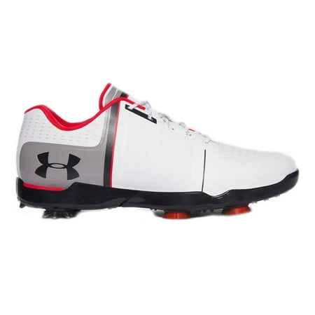 NEW Under Armour Jordan Spieth One Junior White/Red/Black Golf Shoes Kids Size
