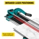 thumbnail image 1 of VEVOR Cortador manual de azulejos de 40 pulgadas con rieles dobles, mango ergonómico, pies antideslizantes y rueda de corte guiada por láser ajustable, corte profesional de azulejos, 1 of 9