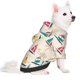thumbnail image 2 of Fotbe Reto Marine Nautical Sudadera con Estampado para Perros Pequeños – Suéter con Capucha para Mascotas, Tela Suave de Forro Polar con Bolsillo-Large, 2 of 7