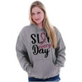 thumbnail image 3 of Breast Cancer Survivor Slay Every Day Hoodie Sweatshirt Women Brisco Brands S, 3 of 6