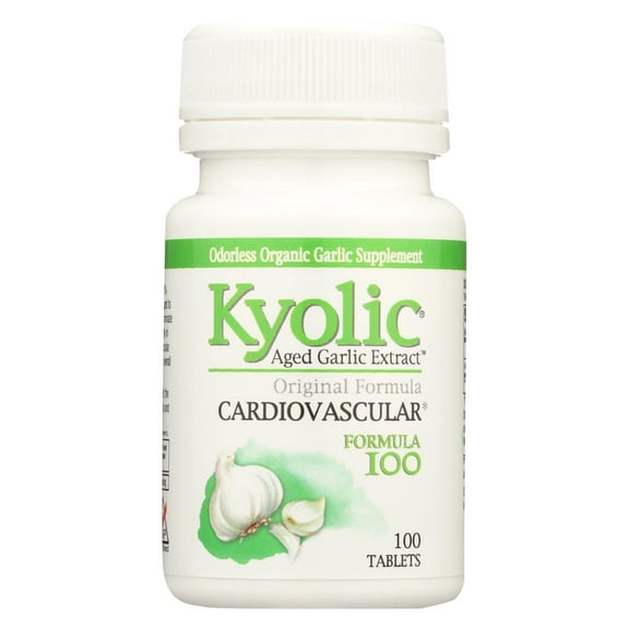 Kyolic Aged Garlic Extract Cardiovascular Formula 100 100 Tablets