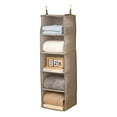 thumbnail image 1 of Binwennn Extra Large Load Bearing Non Woven Fabric Wardrobe Storage Hanging Bag Layer Clothing Bra Hanging Bag Bag Storage Fabric Hanging Rack Storage Fabric Clothes Containers for Organizing Bedding, 1 of 5