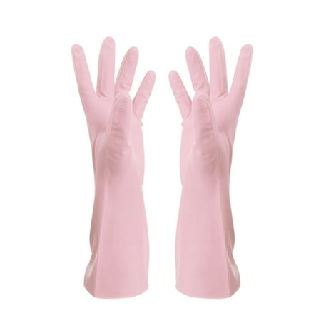 

Walmart week Deals Gloves Gloves Washing Hand Rubber Long Cleaning Warm Gloves Kitchen Latex Dish Washing Tool Dishes Gauntlets Kitchen Dining Bar