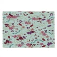 thumbnail image 2 of Botany Cutting Board, Cartoon Design Pattern of Spring Floweret and Branches Repetition Print, Decorative Tempered Glass Cutting and Serving Board, in 3 Sizes, by Ambesonne, 2 of 5