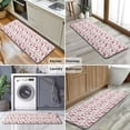 thumbnail image 6 of Red Christmas House and Tree Pattern Kitchen Rug Mat,Kitchen Runner Rugs Non Skid Washable,Decorative Kitchen Floor Mats for Kitchen,Sink,Laundry,17"x47.2", 6 of 7