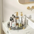 thumbnail image 6 of ABPETE Makeup Perfume Organizer, 360° Rotating Skincare Organizer, Vanity Tray, Spinning Cosmetics Organizer for Dresser, Vanity, Bathroom Countertop, Clear, 6 of 9