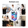 thumbnail image 6 of Kll Bright Flowers Laundry Hamper,Large Canvas Fabric Lightweight Storage Basket Toy Organizer Dirty Clothes Collapsible Waterproof For College Dorms,Children Bedroom,Bathroom, 6 of 6