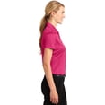 thumbnail image 3 of Sport-Tek Women's Heather Contender Polo M Pink Raspberry Heather, 3 of 4