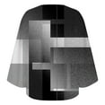 thumbnail image 3 of Birdeem Femmes Décontracté Manches Longues Col en V Hauts Blouse Ample T-Shirts Imprimés Blouse, 3 of 5