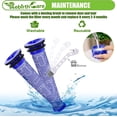 thumbnail image 4 of V7 V8 Filters for Dyson V7 V8 SV10 SV11 Animal Plus Extra Absolute Motorhead Filter, 2 HEPA Post Filters and 2 Pre Filters, Replace Parts 965661-01 and 967478-01, 4 of 5