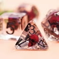 thumbnail image 2 of cusdie 7-Die DND Dice, Polyhedral Dice Set Filled with Skull for Role Playing Game Dungeons and Dragons D&D Dice MTG Pathfinder, 2 of 5