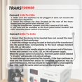 thumbnail image 4 of Transformador convertidor de voltaje YVQVNDF 500W 220V a 110V, 4 of 7