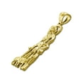 thumbnail image 4 of 14K Gold 30MM Saint Lazarus Pendant, 4 of 5