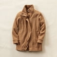 thumbnail image 3 of Lands' End Women's Plus Size Boucle Fleece Coat, 3 of 6