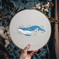 thumbnail image 4 of 4 Sheets Dreamy Whale Stick and Stitch Water Soluble Stabilizer for Embroidery Adhesive Hand Sewing Stabilizers Non-Woven Fabrics Drawing Sketch 11.7x8.3inch, 4 of 7