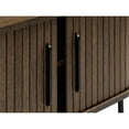 thumbnail image 6 of Unique Furniture Modern Sliding Door TV Lowboard in Smoked Oak, 6 of 8