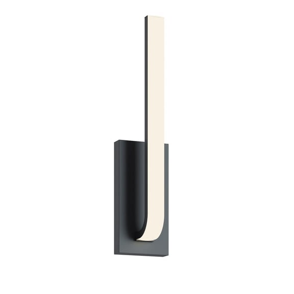 LMNS0420LAJD1BK AFX Lumina - 14W 1 LED Wall Sconce-20 Inch Tall and 4.75 Inch Wide-Black Finish