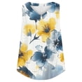 thumbnail image 6 of Aueoeo Floral Printed Tank Top For Women Casual Sleeveless Top 2025 Camisole Tank Cami Summer Blouses Vests, 6 of 6