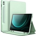 thumbnail image 1 of Étui pour Samsung Galaxy Tab S9 FE+ / S9 FE Plus 12.4 Pouces avec Support pour S Pen, Support Folio Mince, Protection Multi-Angle (Menthe), 1 of 4