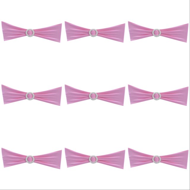 30PCS Premium Elastic Chair Sashes with Adjustable Buckle Slider,Stretchable Chair Cover Bands for Wedding Decorations, Banquet Reception Party Ceremony Chair Bows, Universal Fit Polyester Chair Ties