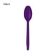 thumbnail image 2 of Uuiauoio 20 Pcs Plastic Set, Disposable Forks Spoons and Knives Set Plastic Utensil Cutlery Party Supplies Kit(20 pcs spoon), 2 of 6